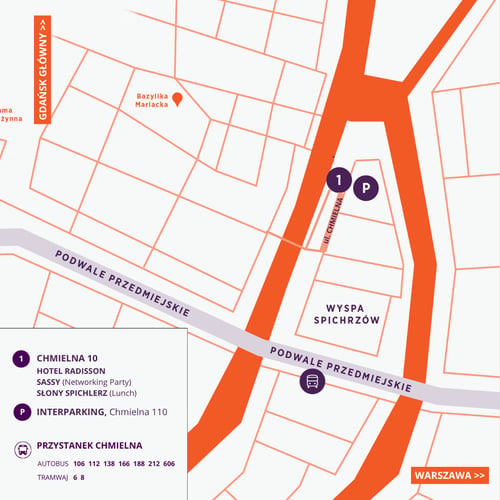 Granary Island map